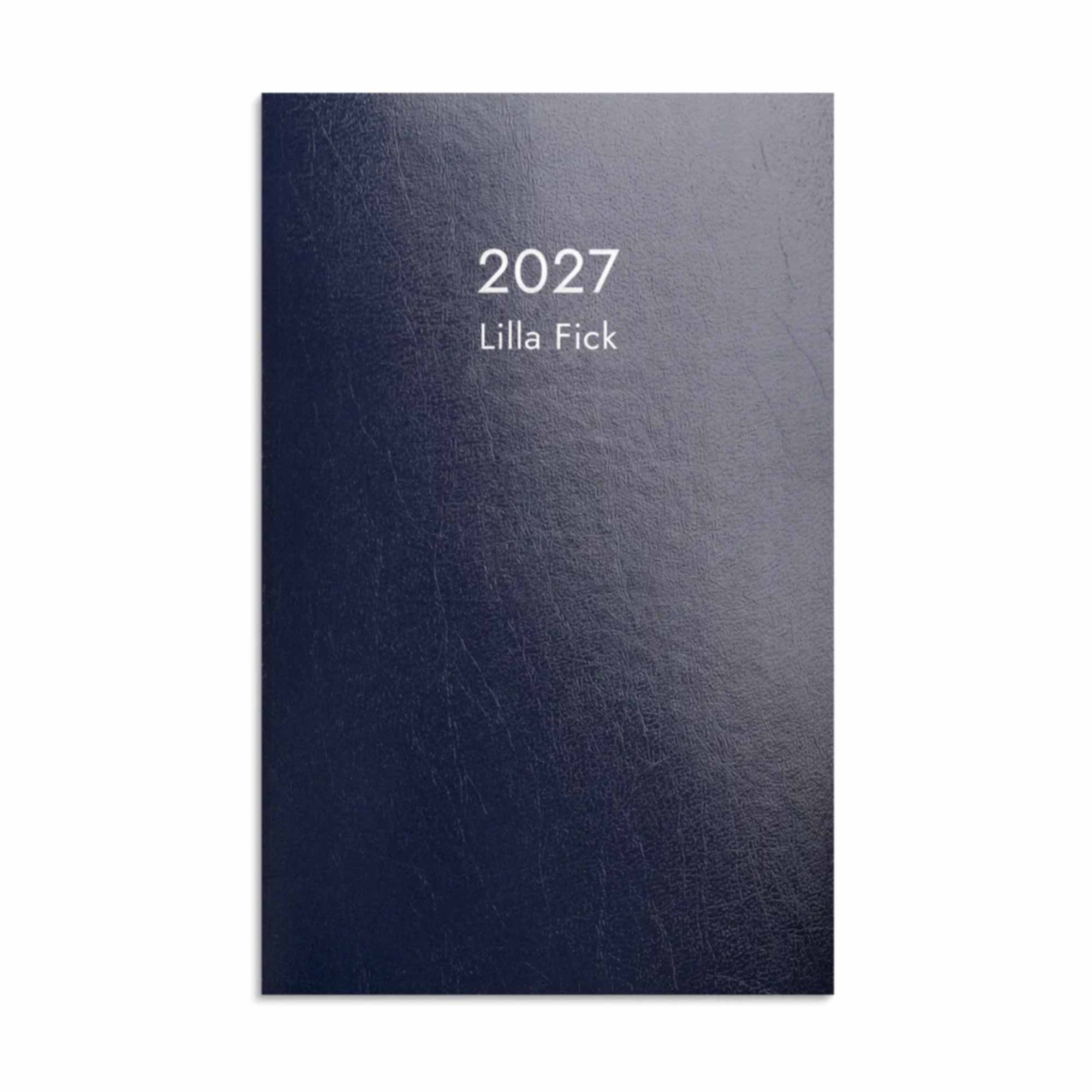Fickkalender Lilla Fick blå kartong 2027