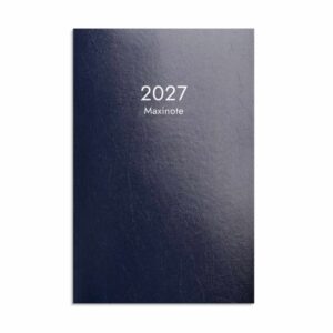 Fickkalender Maxinote blå kartong 2027