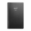 Fickkalender Mini svart plast 2027
