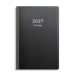 Fickkalender Prestige svart plast 2027