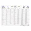 Kalender 14-månaders väggblad 2027