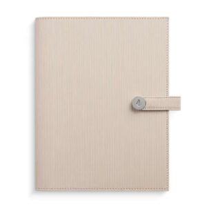 Kalender Business beige konstläder 2027