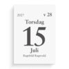 Kalender Dagblock 75x107 mm 2027