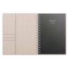 Kalender Dagbok beige konstläder 2027