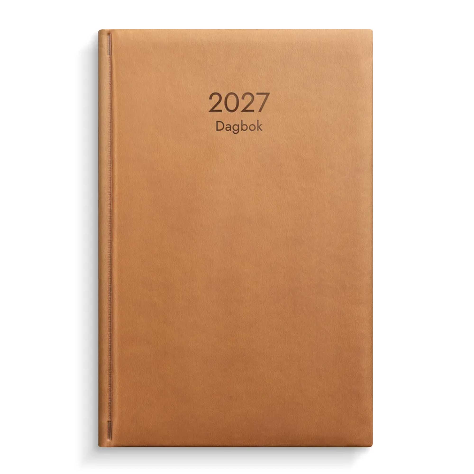 Kalender Dagbok cognac konstläder 2027 Kalender Dagbok cognac konstläder 2027