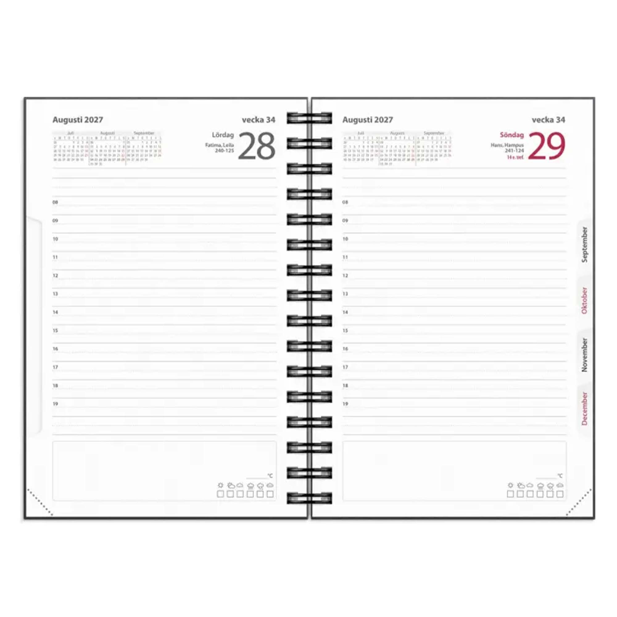 Kalender Dagbok Country 2027