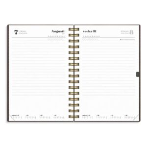 Kalender Dagbok Twist brun 2027