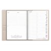 Kalender Diplomat beige konstläder 2027