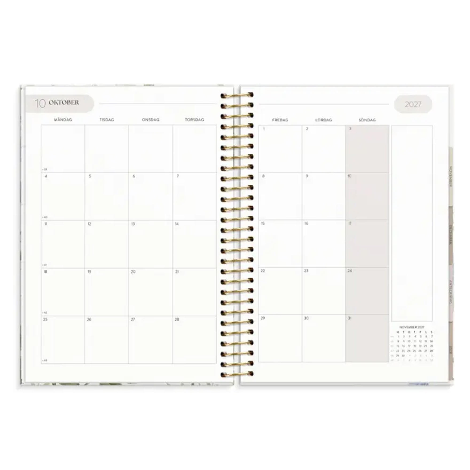 Kalender Life Organizer blommor 2027
