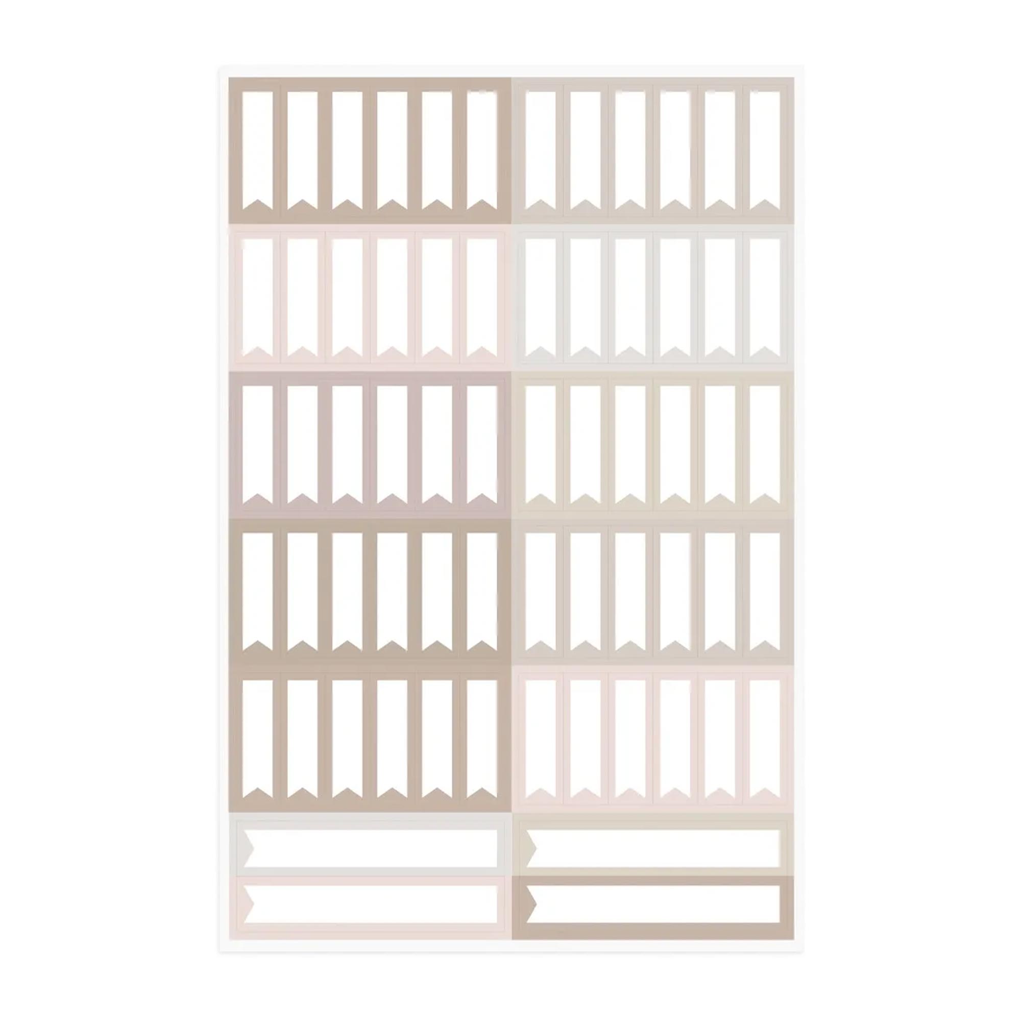 Kalender Life Organizer blommor 2027, tillhörande stickers
