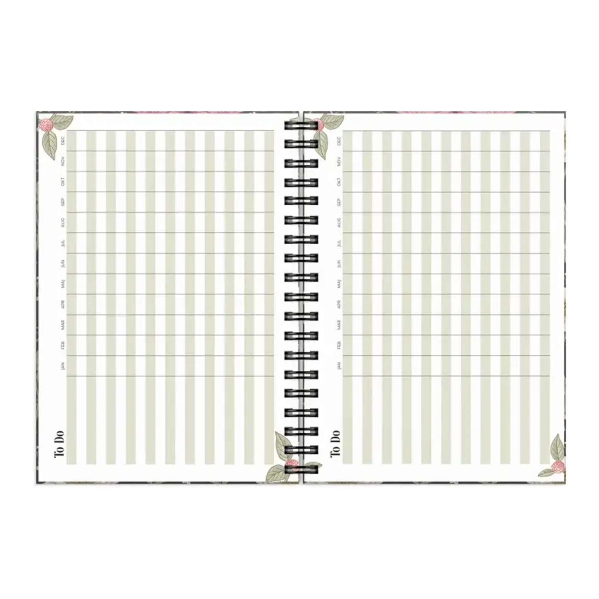 Kalender Life Planner 2027 A6 Floral