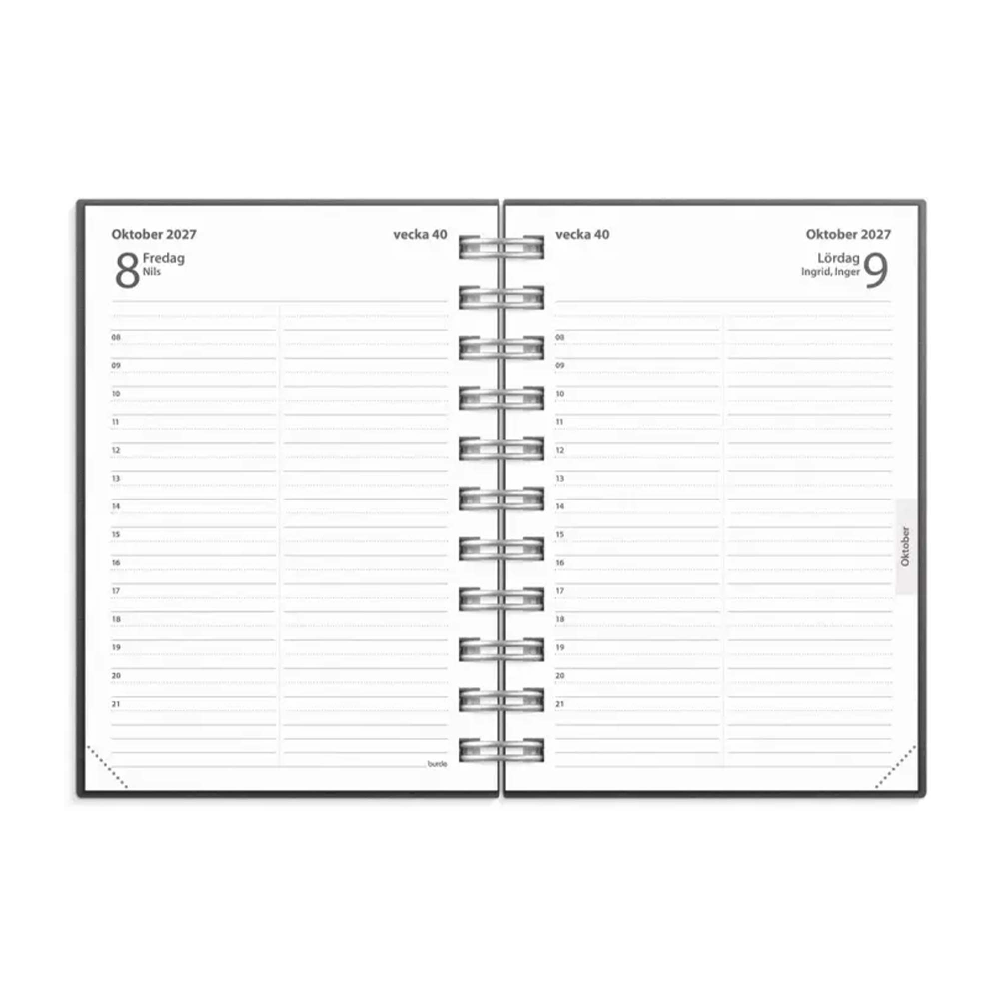 Kalender Liten Dagbok Eco Line 2027