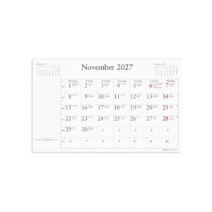 Kalender Månadsblock 240x152 mm 2027