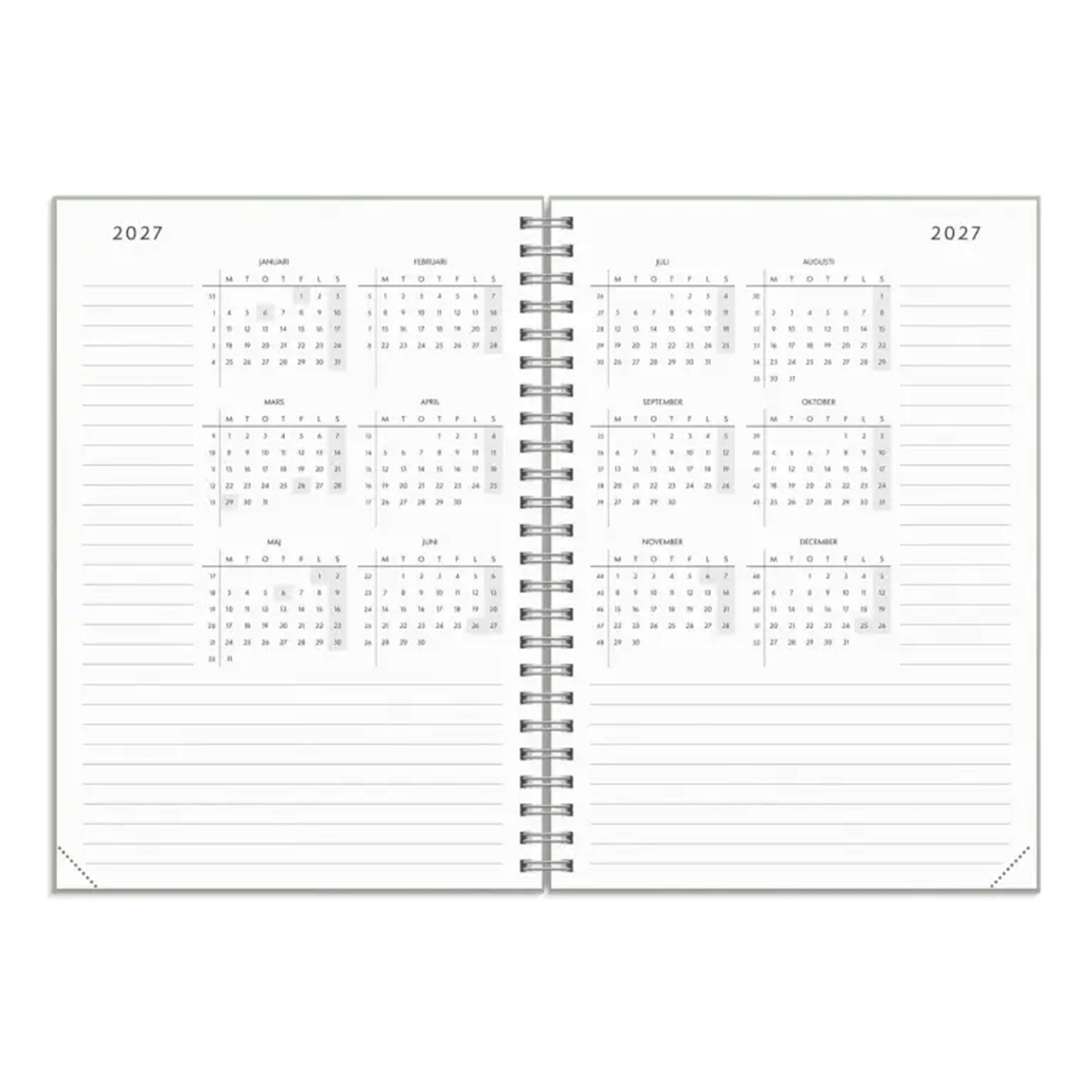 Kalender Plan More 2027