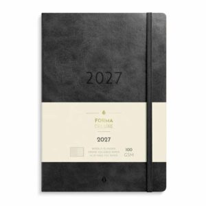 Kalender Stor Veckokalender Forma Deluxe svart 2027
