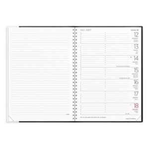 Kalender Stor Veckokalender svart plast 2027