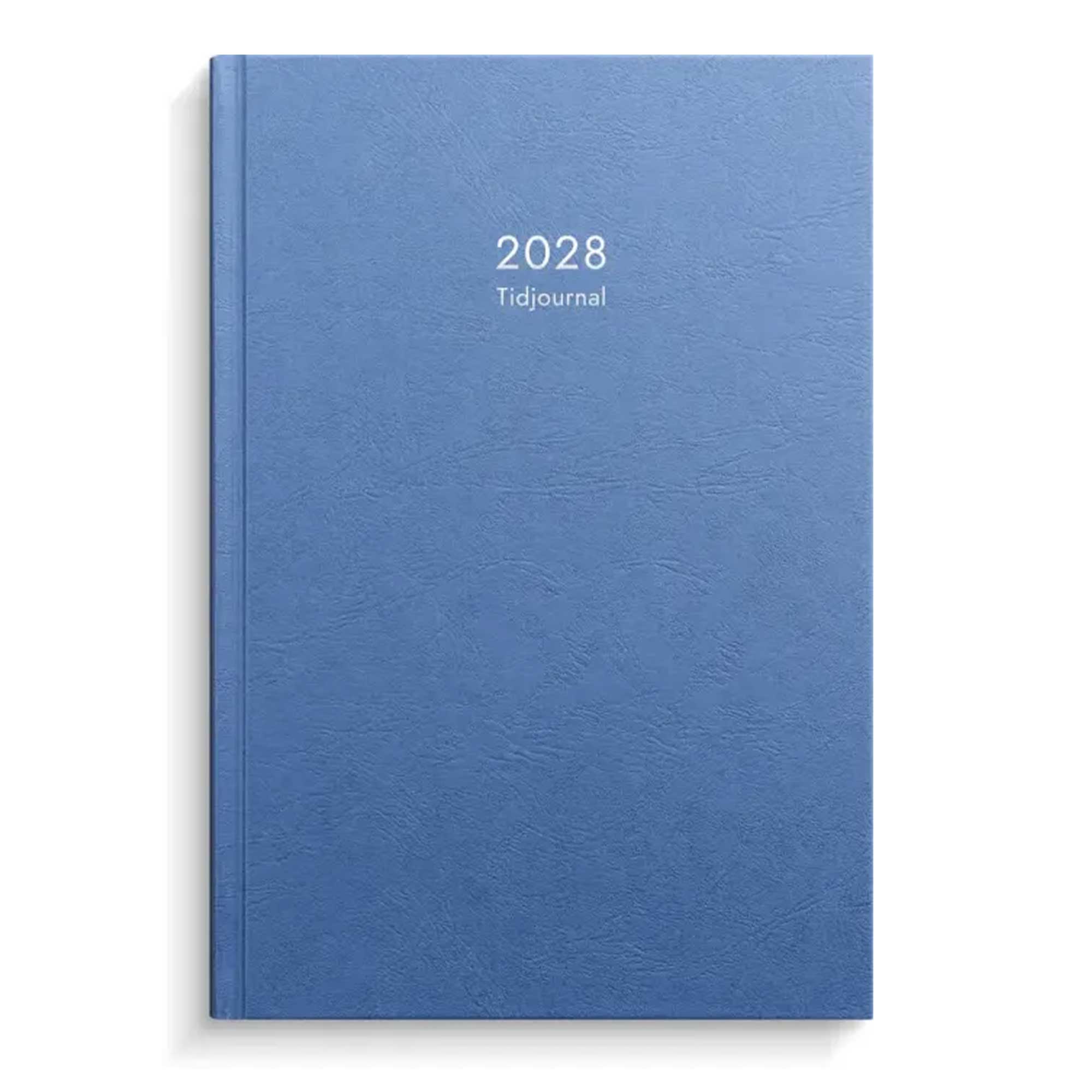 Kalender Tidjournal 2028 blå hård pärm Kalender Tidjournal 2028 blå hård pärm