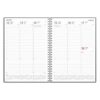 Kalender Weekly A5 beige konstläder 2027