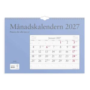 Månadskalendern 2027