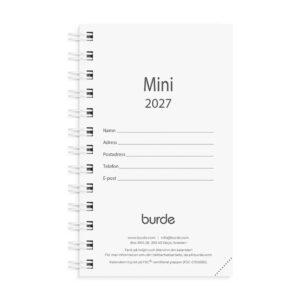 Mini kalenderrefill 2027