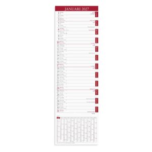 Stor Bordskalender med flik 2027