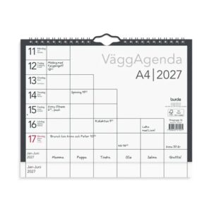 Väggagenda A4 2027