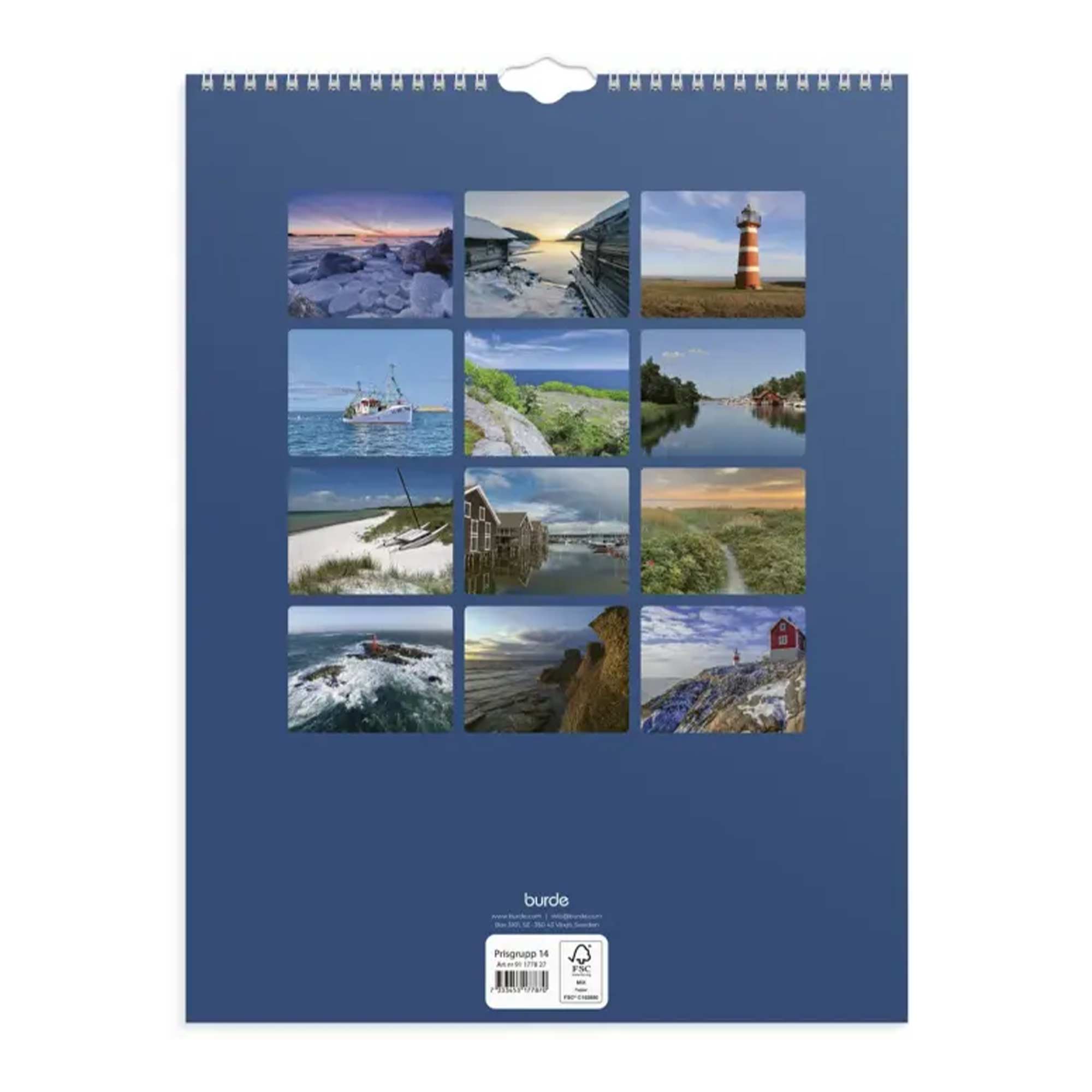 Väggkalender Svenska kusten 2027