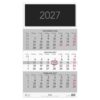 Väggkalender Triplaner Elegant 2027