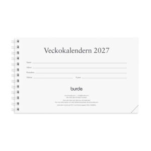 Veckokalendern refill 2027