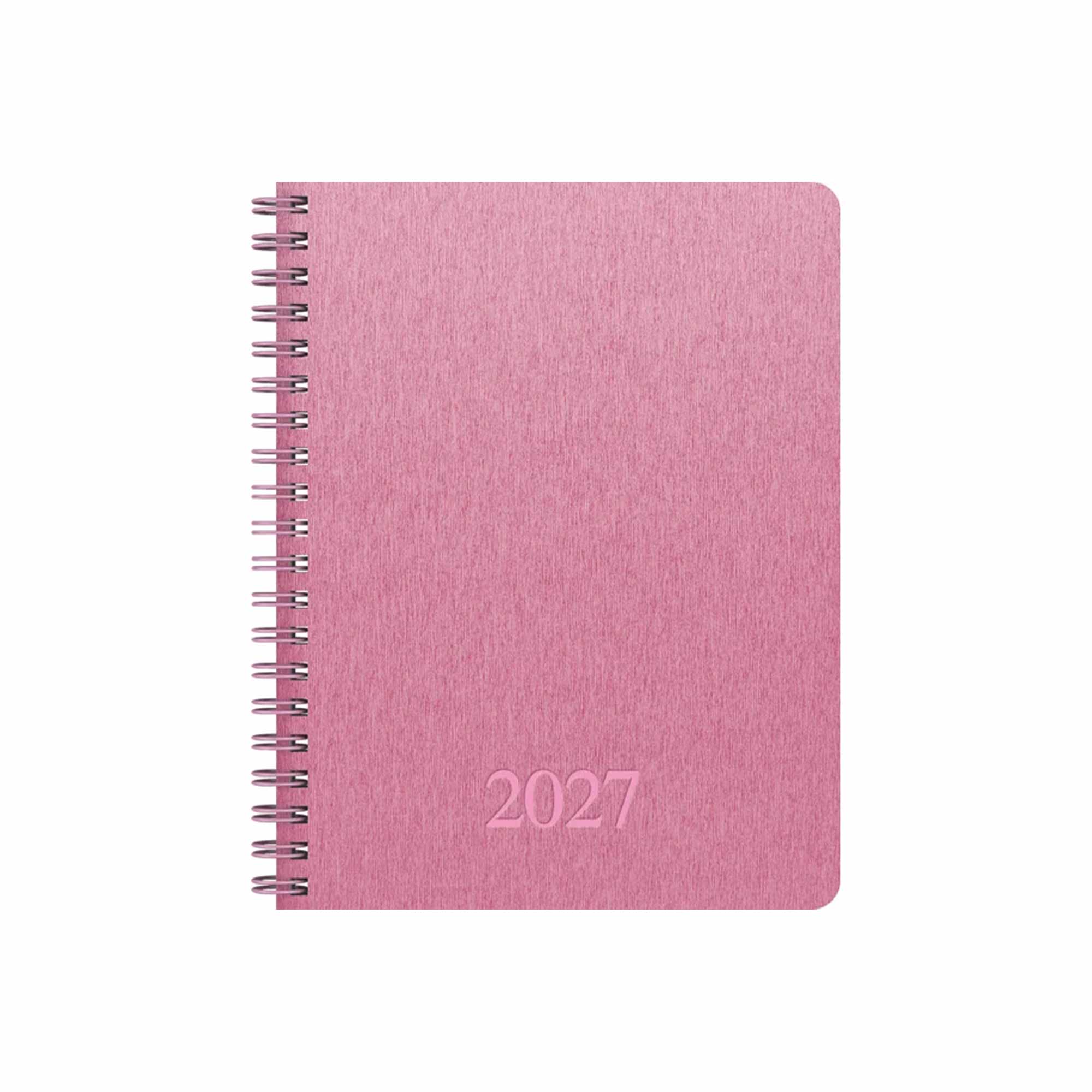 Veckokalender A6 Trend Rosa 2027