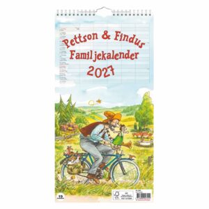 Familjekalender Pettson och Findus Slim 2027