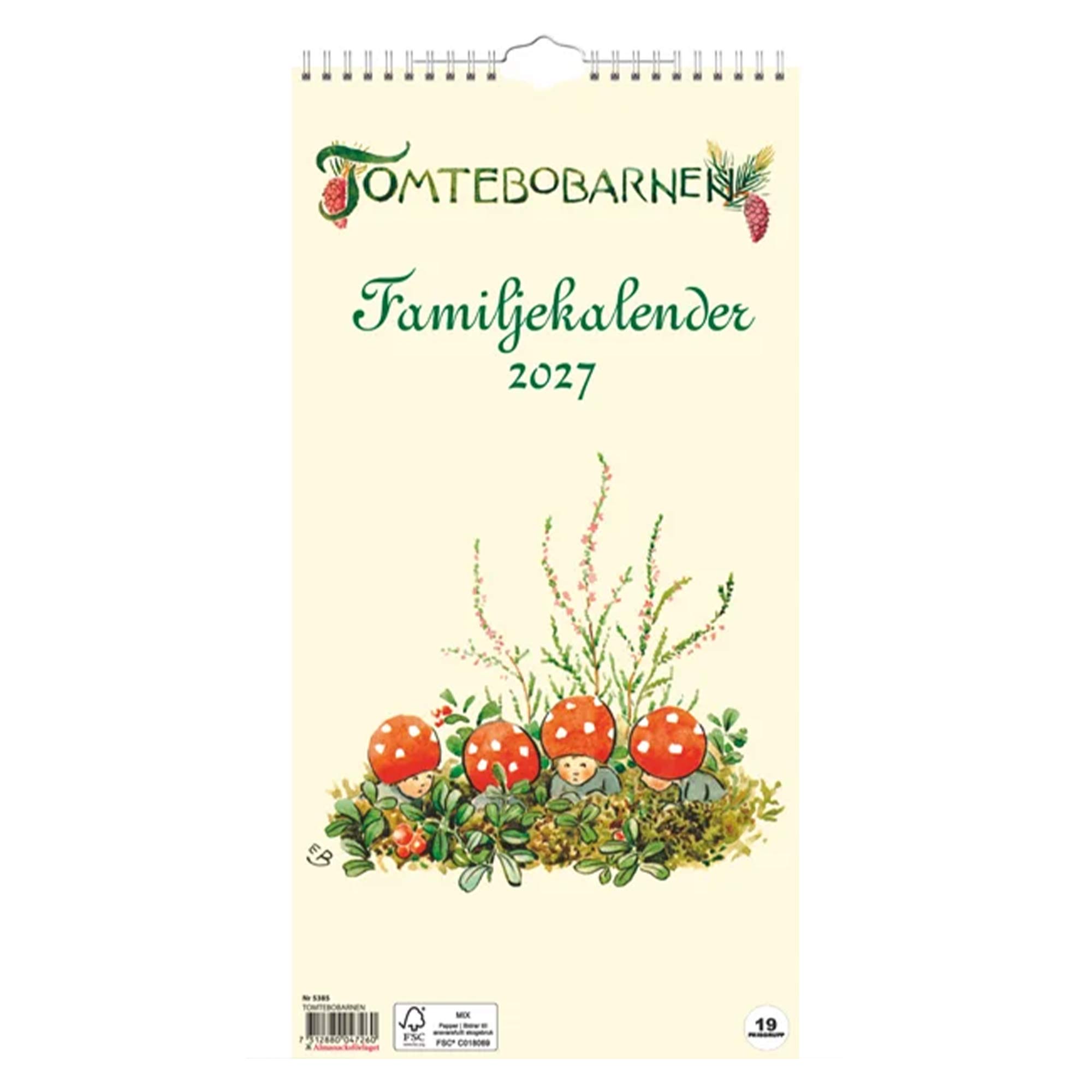 Familjekalender Tomtebobarnen 2027