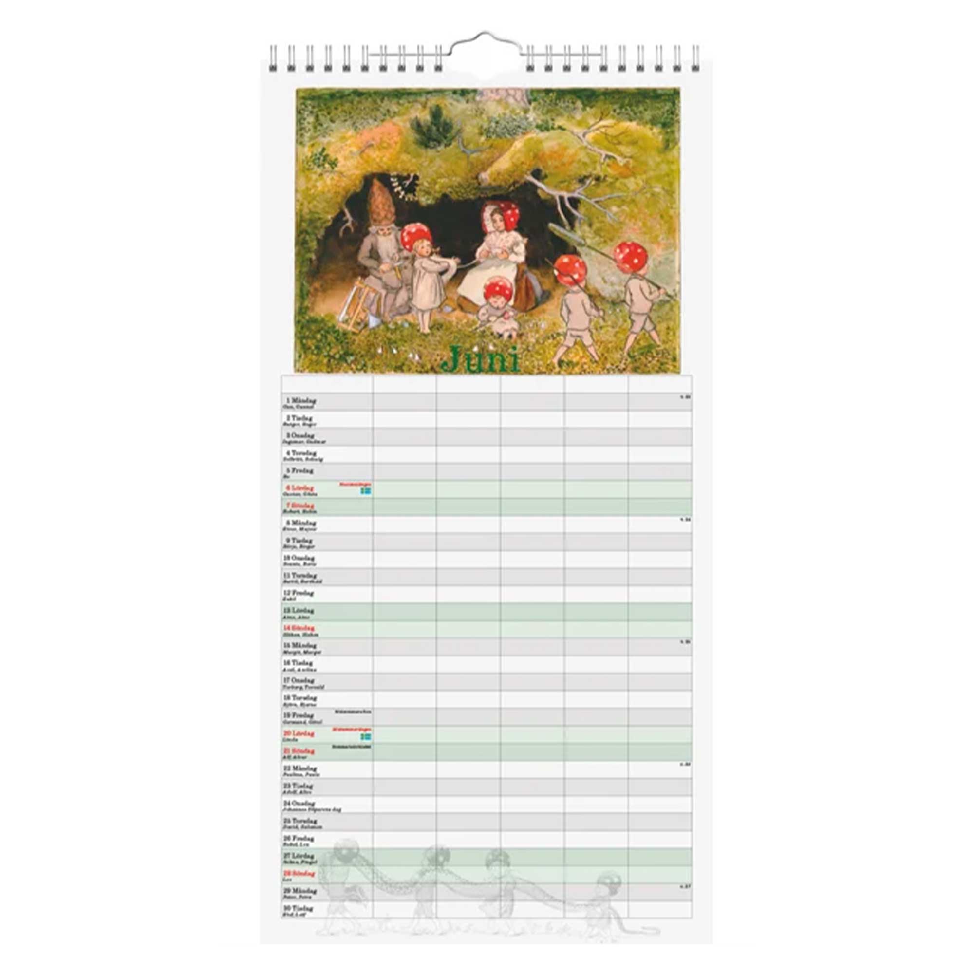 Familjekalender Tomtebobarnen 2027