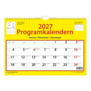 Programkalendern 2027