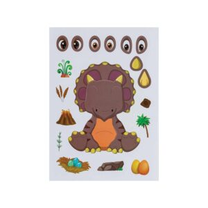 Stickers Make your Dino 3 blad
