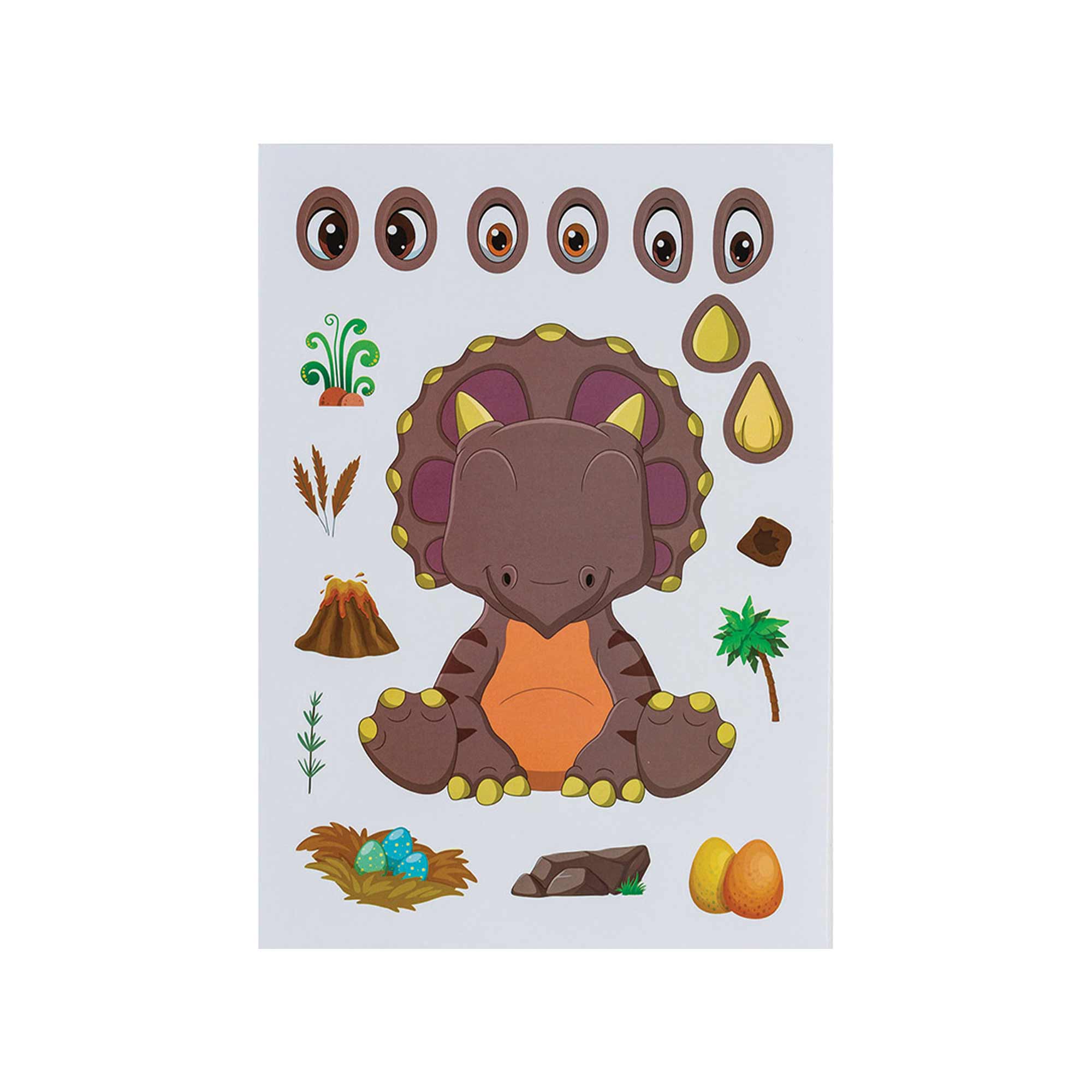 Stickers Make your Dino 3 blad