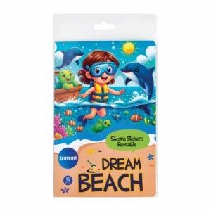 Stickers Puffy Beach