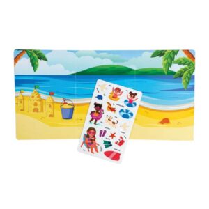Stickers Puffy Beach