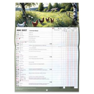 Väderkalender med Bondepraktikan 2027