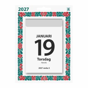 Väggplån Dagblock Lingon 2027