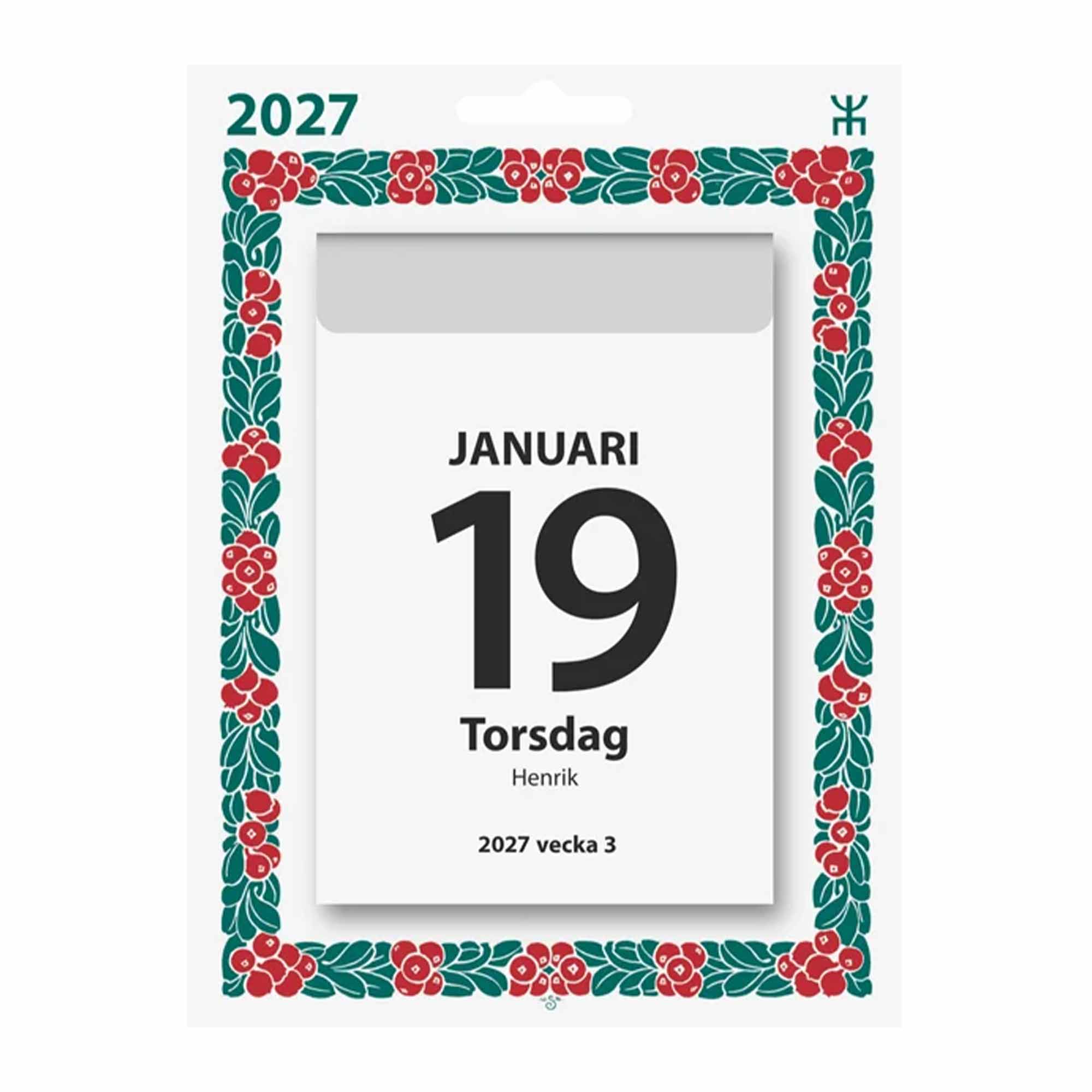 Väggplån Dagblock Lingon 2027 Väggplån Dagblock Lingon 2027