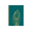 Veckokalender A6 Trend Peacock 2027 konstskinn