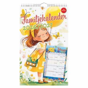 Familjekalender 6 kolumner 18 mån 2026 - 2027